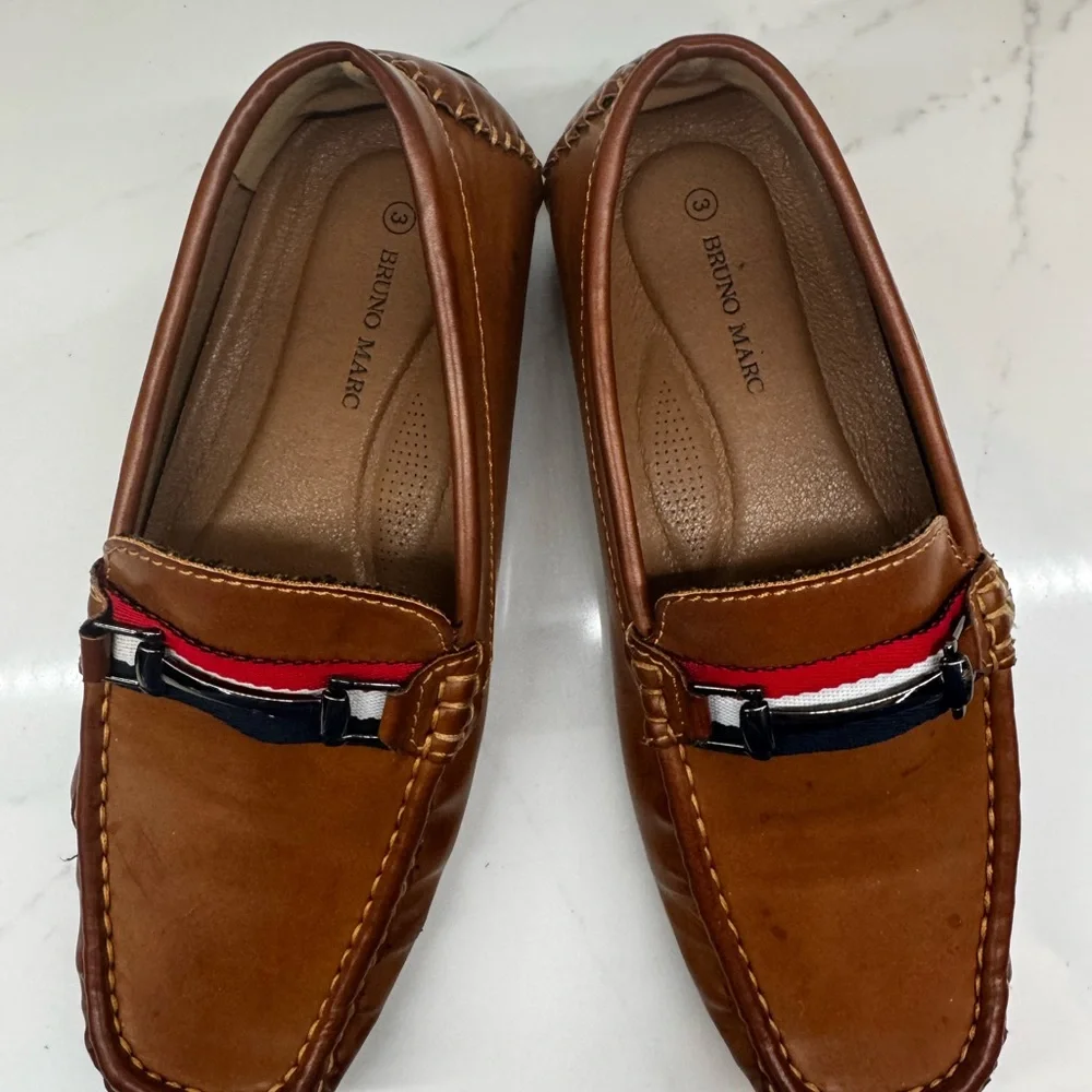 Classic Brown Bruno Marc Kids Moccasins